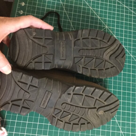 Roper lace up shoes excellent used condition size men's 7 brown leather upper - Picture 3 of 5